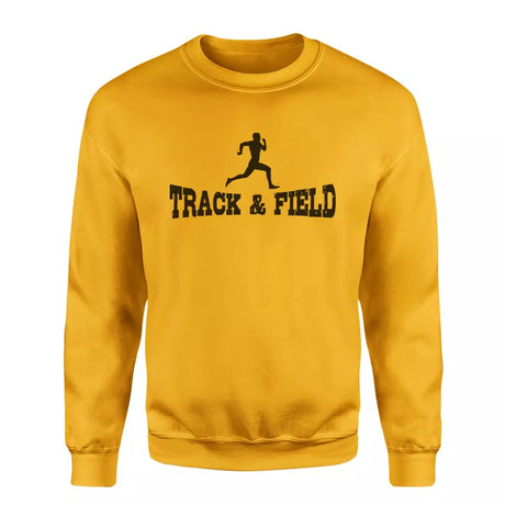 basic sprint with sprinter icon on a sweatshirt with a black graphic