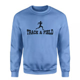 basic sprint with sprinter icon on a sweatshirt with a black graphic