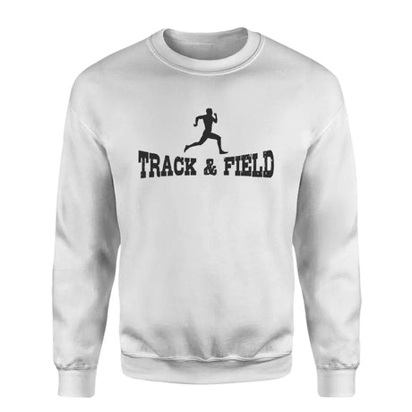 basic sprint with sprinter icon on a sweatshirt with a black graphic