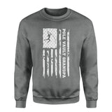 pole vault grandpa vertical flag on a sweatshirt with a white graphic