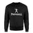 basic football with football player icon on a sweatshirt with a white graphic