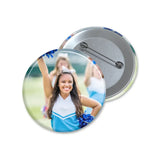 Custom Cheerleader Photo Button