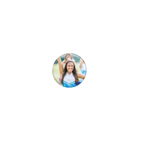 Custom Cheerleader Photo Button