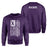 Tennis Grandma Vertical Flag With Tennis Player Name on a Sweatshirt with a White Graphic