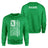 Tennis Grandma Vertical Flag With Tennis Player Name on a Sweatshirt with a White Graphic