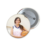 custom basketball player photo button