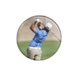 custom golfer photo button