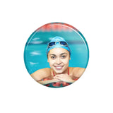 custom swimmer photo button