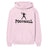 basic football with football player icon on a hoodie with a black graphic