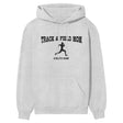 Sprint Mom with Sprinter Icon and Sprinter Name on a Hoodie with a Black Graphic