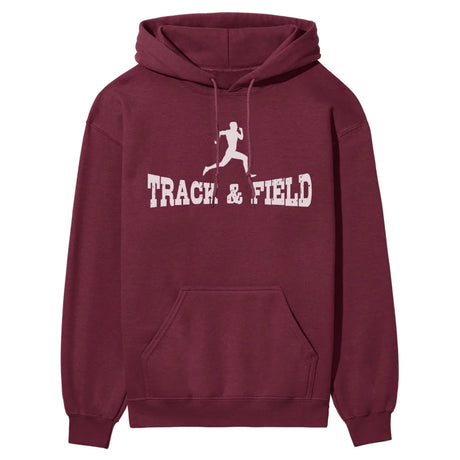 Basic Sprint with Sprinter Icon on a Hoodie with a White Graphic