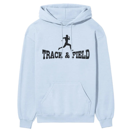 Basic Sprint with Sprinter Icon on a Hoodie with a Black Graphic