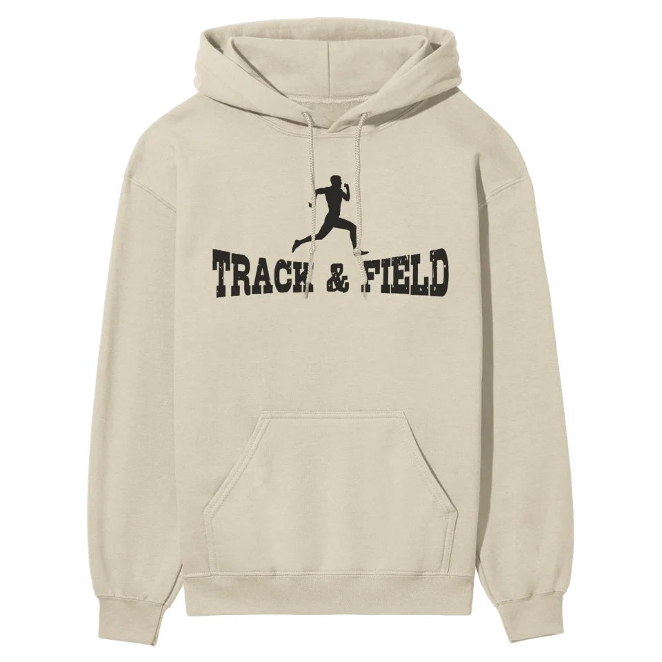 Basic Sprint with Sprinter Icon on a Hoodie with a Black Graphic