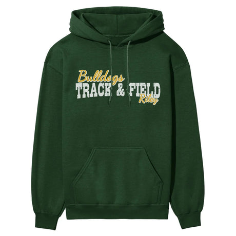 Custom Sprint Mascot and Sprinter Name on a Hoodie with a White Graphic