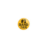 Personalized #1 Band Fan on a Button