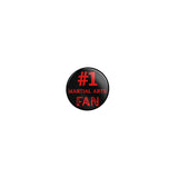 Personalized #1 Martial Arts Fan on a Button