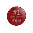 Personalized #1 Cross Country Fan on a Button