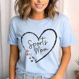 Custom Sports Mom on a Unisex T-Shirt