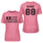 Football Mom Horizontal Flag With Football Player Name on a Unisex T-Shirt with a Black Graphic