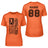 Football Mom Vertical Flag With Football Player Name on a Unisex T-Shirt with a Black Graphic