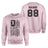 Football Grandma Vertical Flag With Football Player Name on a Sweatshirt with a Black Graphic