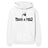 Basic Pole Vault with Pole Vaulter Icon on a Hoodie with a Black Graphic