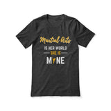 Martial Arts Is Her World, She Is Mine on a Unisex T-Shirt