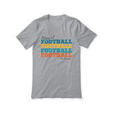 Personalized Football Football Football Shirt With Mascot and Football Player Name on a Unisex T-Shirt