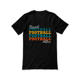 Personalized Football Football Football Shirt With Mascot and Football Player Name on a Unisex T-Shirt