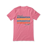 Personalized Gymnastics Gymnastics Gymnastics Shirt With Mascot and Gymnast Name on a Unisex T-Shirt