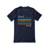 Personalized Gymnastics Gymnastics Gymnastics Shirt With Mascot and Gymnast Name on a Unisex T-Shirt