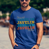 Personalized Javelin Javelin Javelin Shirt With Mascot and Javelin Thrower Name on a Unisex T-Shirt