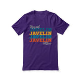 Personalized Javelin Javelin Javelin Shirt With Mascot and Javelin Thrower Name on a Unisex T-Shirt