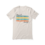 Personalized Volleyball Volleyball Volleyball Shirt With Mascot and Volleyball Player Name on a Unisex T-Shirt