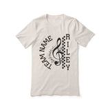 Personalized Band Shirt With Team and Musician Name on a Unisex T-Shirt