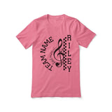 Personalized Band Shirt With Team and Musician Name on a Unisex T-Shirt