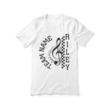 Personalized Band Shirt With Team and Musician Name on a Unisex T-Shirt