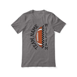 Personalized Football Shirt With Team and Football Player Name on a Unisex T-Shirt