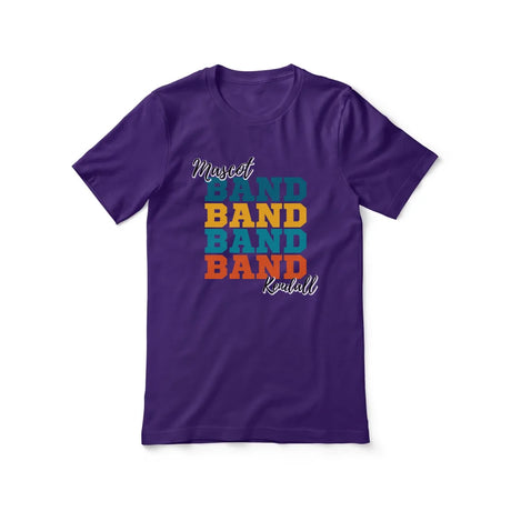 Personalized Band Band Band Shirt With Mascot and Musician Name on a Unisex T-Shirt