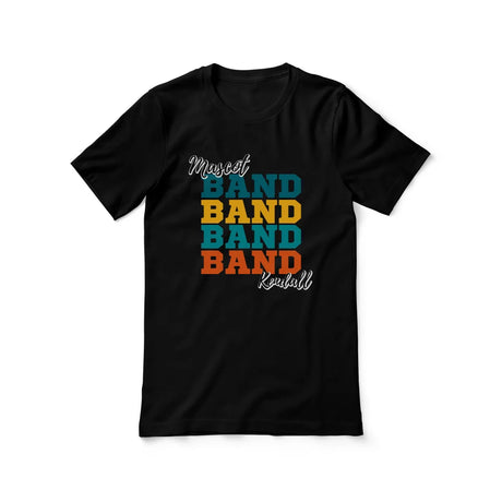 Personalized Band Band Band Shirt With Mascot and Musician Name on a Unisex T-Shirt