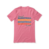 Personalized Basketball Basketball Basketball Shirt With Mascot and Basketball Player Name on a Unisex T-Shirt