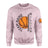 Personalized Basketball on a Sweatshirt With Team and Basketball Player Name on a Sweatshirt