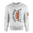 Personalized Football on a Sweatshirt With Team and Football Player Name on a Sweatshirt