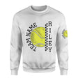 Personalized Tennis on a Sweatshirt With Team and Tennis Player Name on a Sweatshirt