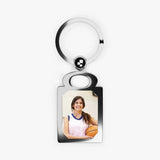 Custom Basketball Player Photo Key Ring