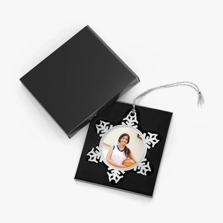 Custom Basketball Player Photo Ornament