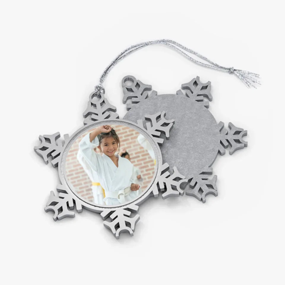 Custom Martial Artist Photo Ornament