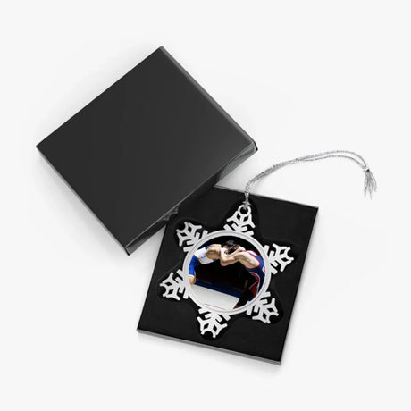 Custom Wrestler Photo Ornament