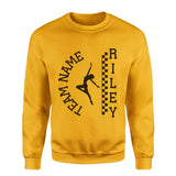 Personalized Dance on a Sweatshirt With Team and Dancer Name on a Sweatshirt