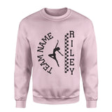 Personalized Dance on a Sweatshirt With Team and Dancer Name on a Sweatshirt